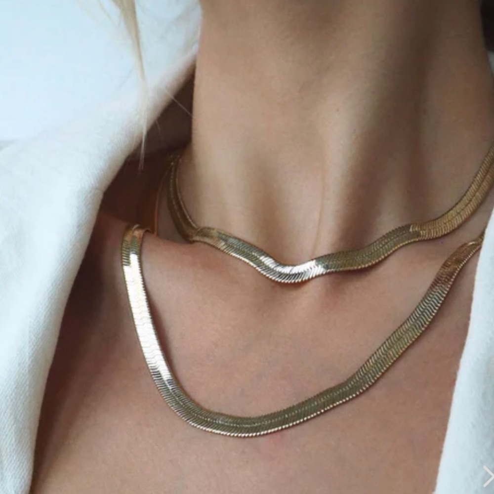 Lili Claspe Herringbone Necklace